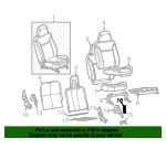 89027087 General Motors Trunk handle
