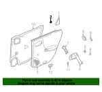 90560163 General Motors Clip