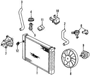 General Motors 93231147 Water pump 93231147