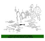 92230488 General Motors Trunk handle