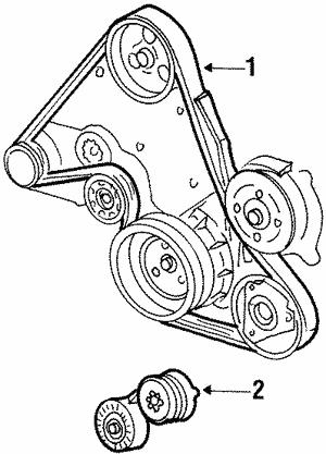 General Motors 24507270 Serpentine Tensioner 24507270