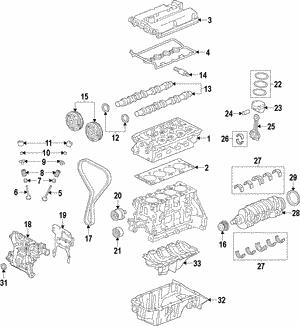 General Motors 93184599 Main bearing, couple 93184599