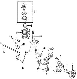 General Motors 90468636 Control Arm-/Trailing Arm Bush 90468636