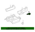 89022332 General Motors Trunk handle