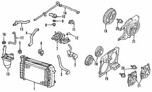 52487149 General Motors Engine cooling radiator