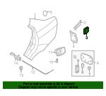 95971850 General Motors Ventilation grill