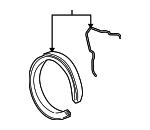 Handbrake brake pads Cadillac: 25814678 General Motors Handbrake shoes