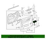 22855622 General Motors Trunk handle
