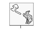 23276546 General Motors Trunk handle