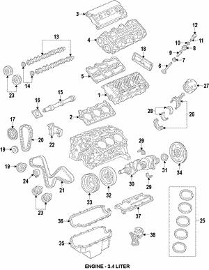 General Motors 10127488 Gasket, cylinder head 10127488