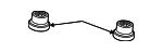 Engine cover bushing General Motors 24453627