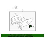 89042044 General Motors Trunk handle