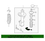General Motors 24402155 Suspension Strut Support Mount 24402155 24402155 General Motors Suspension Strut Support Mount