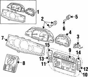 94797520 General Motors Cartridge lamp