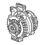 Alternator Mazda 626: 25925948 General Motors Alternator