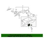 15924032 General Motors Trunk handle