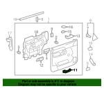 15936892 General Motors Trunk handle