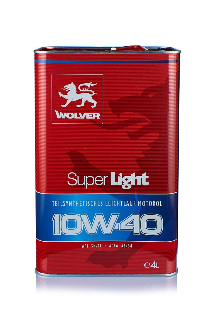 Wolver 4260360940033 Engine oil Wolver Super Light 10W-40, 4L 4260360940033