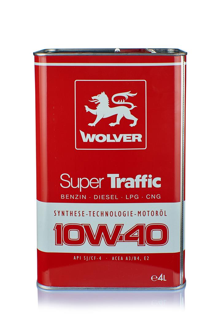 Wolver 4260360942525 Engine oil Wolver Super Traffic 10W-40, 4 l 4260360942525