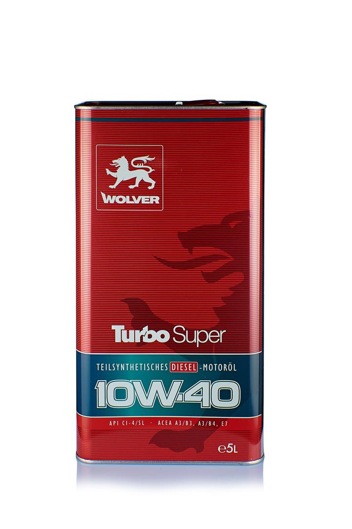 Wolver 4260360940910 Engine oil Wolver Turbo Super 10W-40, 5L 4260360940910