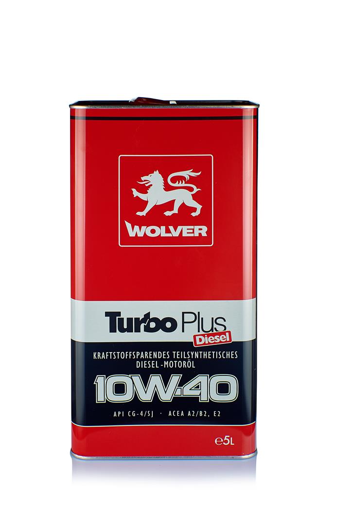 Wolver 4260360940996 Engine oil Wolver Turbo Plus 10W-40, 5 l 4260360940996