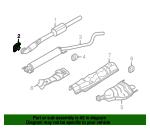 Exhaust pipe gasket General Motors 55557507