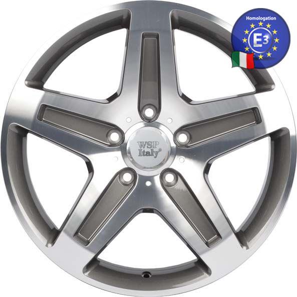 WSP Italy RME19957950PNE Light Alloy Wheel WSP Italy W779 NAGANO (MERCEDES) 9,5x19 5x130 ET50 DIA84,1 ANTHRACITE POLISHED RME19957950PNE