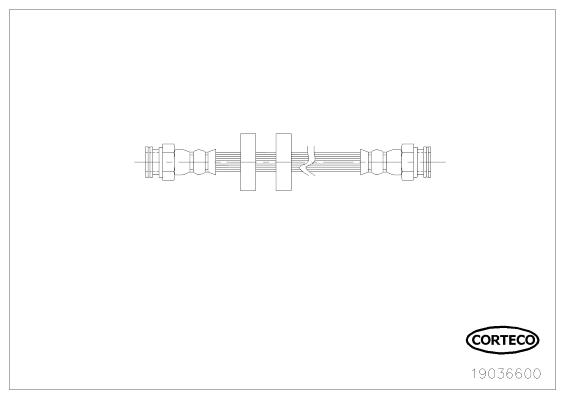 Corteco 19036600 Brake Hose 19036600