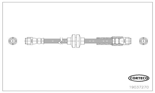 Corteco 19037270 Brake Hose 19037270