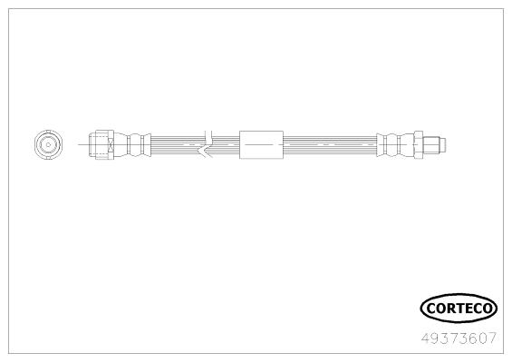 Corteco 49373607 Brake Hose 49373607