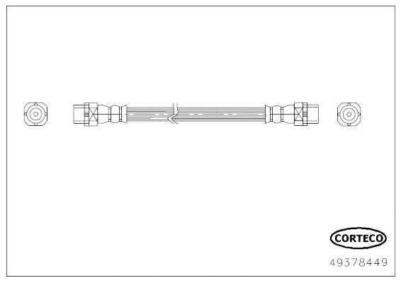 Corteco 49378449 Brake Hose 49378449