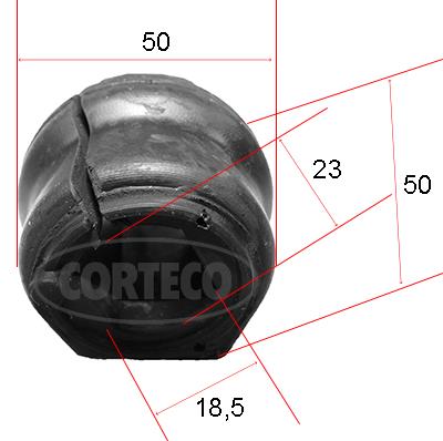 Corteco 49371890 Front stabilizer bush 49371890