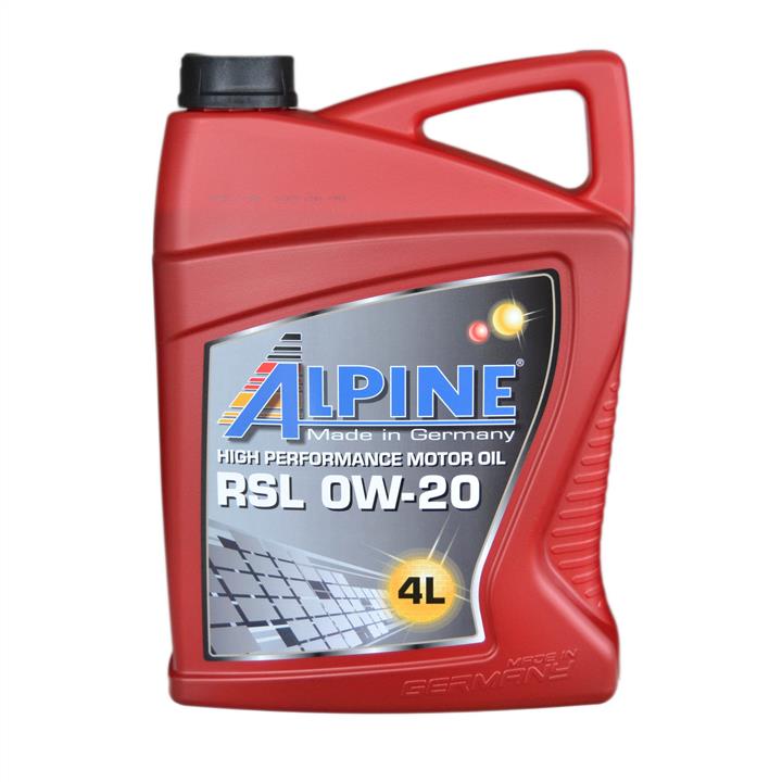 AlpineOil 0100199 Engine oil AlpineOil RSL 0W-20, 4L 0100199