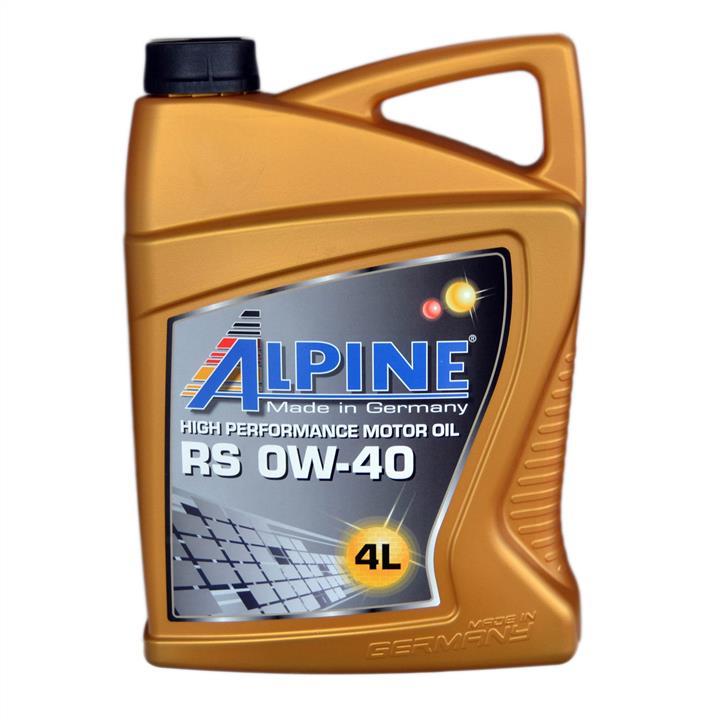 AlpineOil 0100228 Engine oil AlpineOil RS 0W-40, 4L 0100228