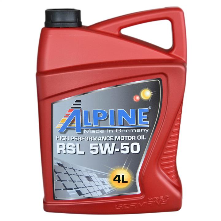 AlpineOil 0101428 Engine oil AlpineOil RSL 5W-50, 4L 0101428