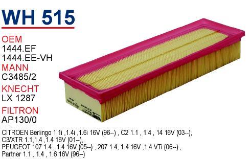 Wunder WH-515 Air filter WH515