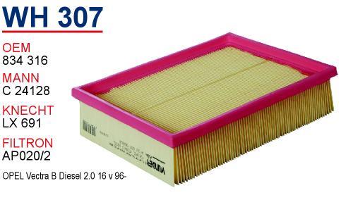 Wunder WH-307 Air filter WH307