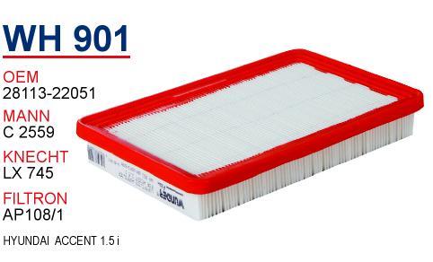 Wunder WH-901 Air filter WH901