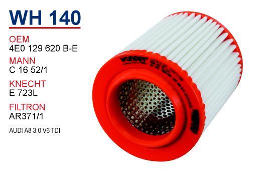 Wunder WH-140 Air filter WH140