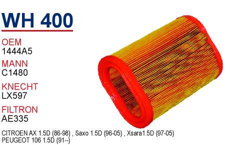 Wunder WH400 Air filter WH400