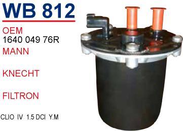 Wunder WB 812 Fuel filter WB812