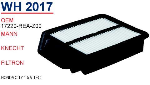 Wunder WH 2017 Air filter WH2017