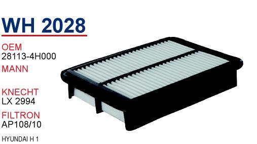 Wunder WH 2028 Air filter WH2028