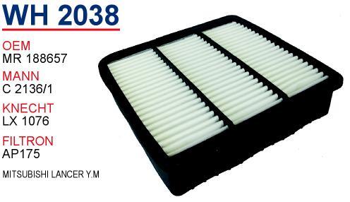Wunder WH-2038 Air filter WH2038