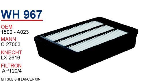 Wunder WH-967 Air filter WH967