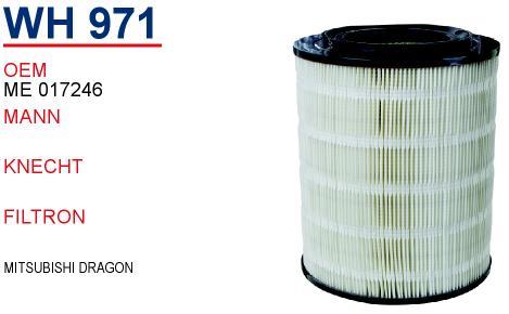 Wunder WH 971 Air filter WH971