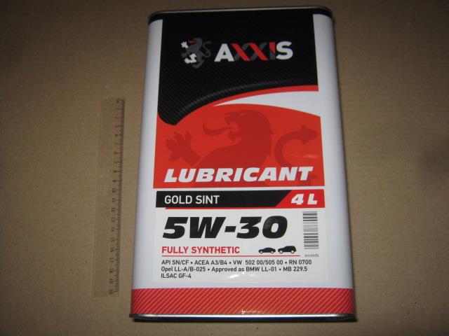 AXXIS 48021043868 Engine oil AXXIS Gold Sint 5W-30, 4L 48021043868