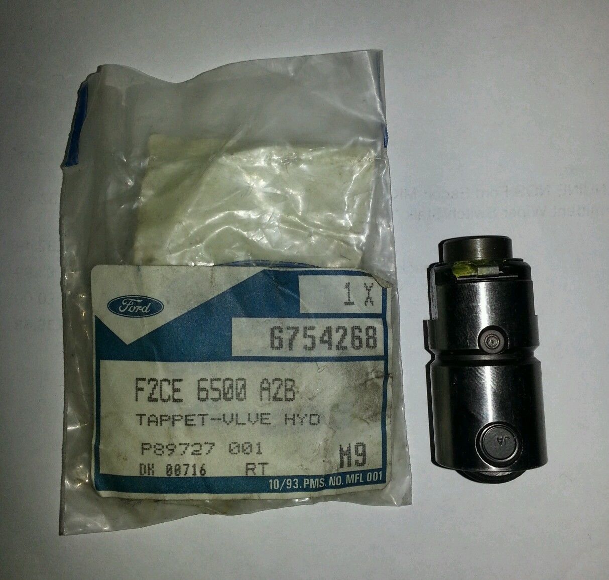 Ford F2CE-6500A-2B Hydraulic Lifter F2CE6500A2B
