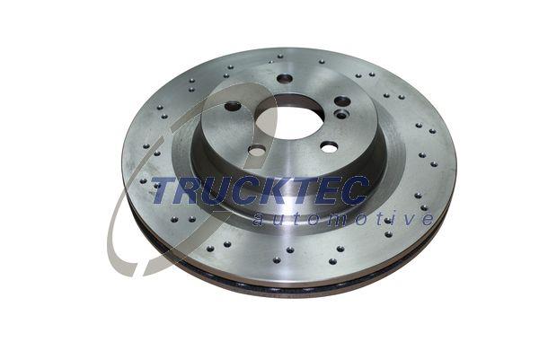 Trucktec 02.35.095 Rear ventilated brake disc 0235095