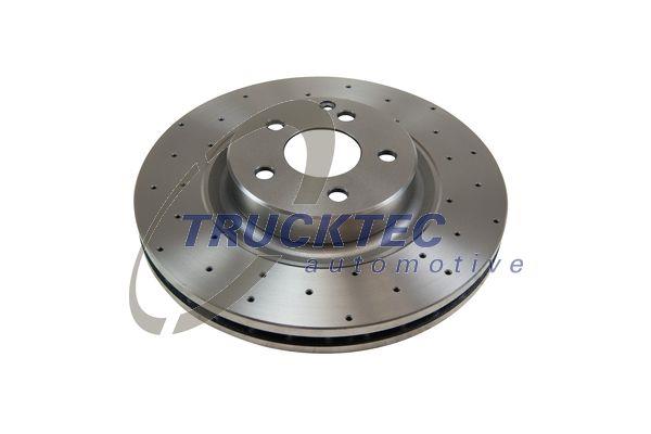 Trucktec 02.35.456 Front brake disc ventilated 0235456